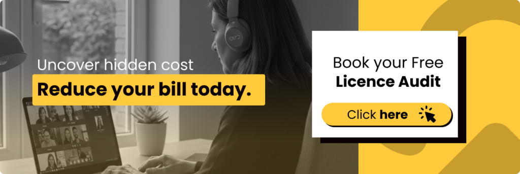 CTA Banner Microsoft 365 Overpaying Licence Audit