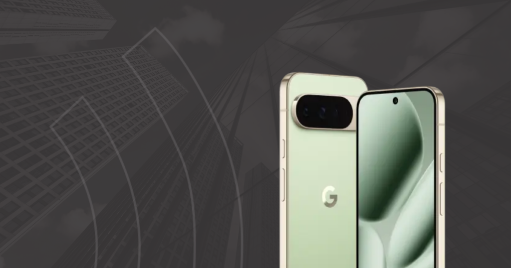 Office workspace with smartphone illustrating business mobile plan savings and spend control