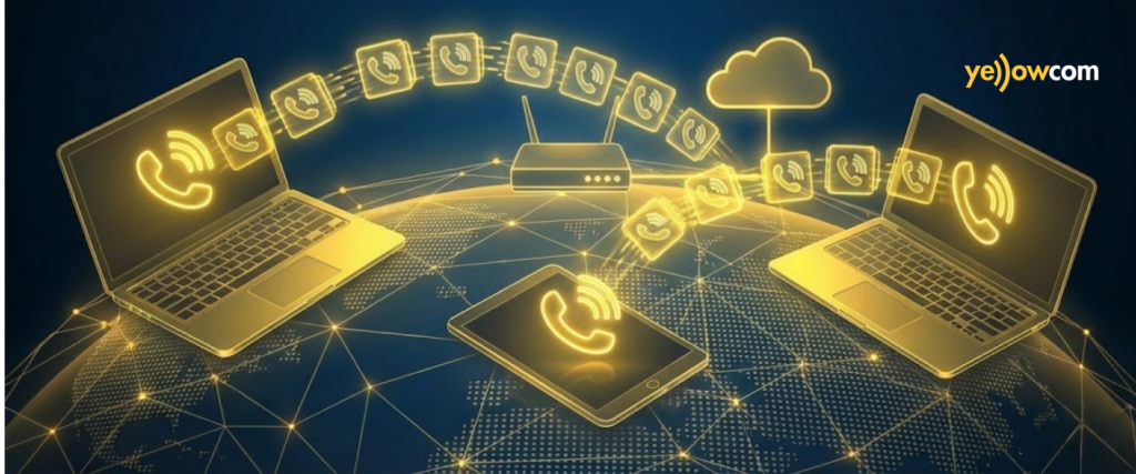 Modern business desk phone representing business phone system cost in 2026