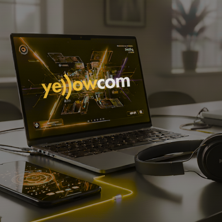 Business professional using laptop for cloud telecoms and communication systems UK