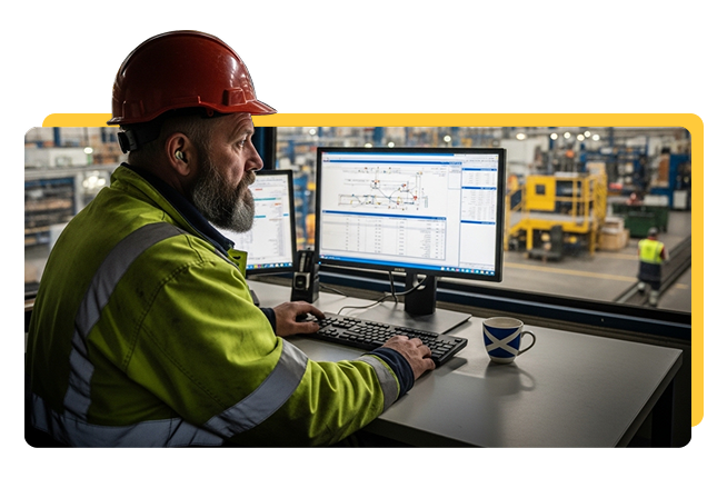 Glasgow Factory Worker Evaluating his IT setup