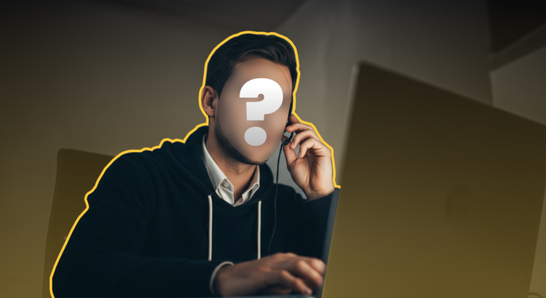 2026 Vishing A man with a blurred face is scamming small businesses