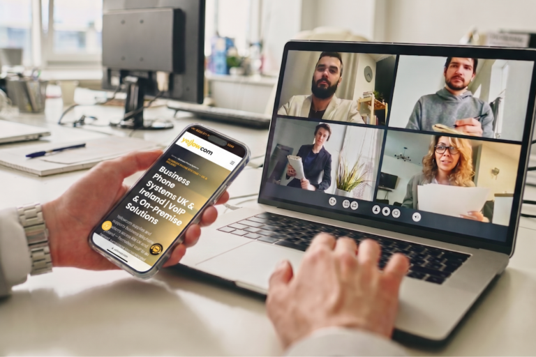 cheap phone systems in offices used by team members on microsfot team video call