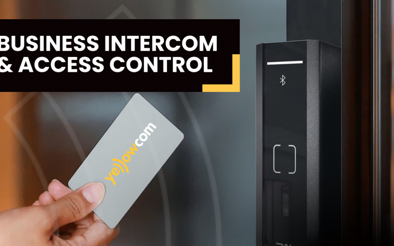 Office door entry with camera verification and access control