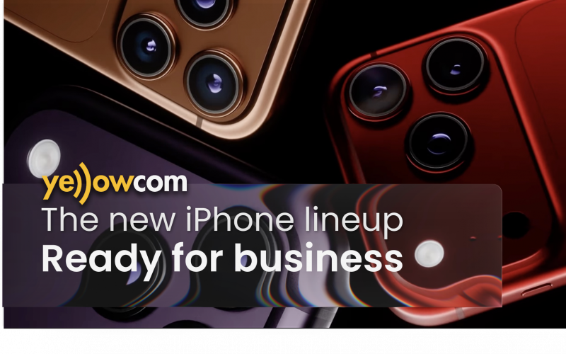 iphone 18 for business through yellowcom