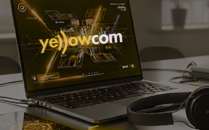 Business professional using laptop for cloud telecoms and communication systems UK