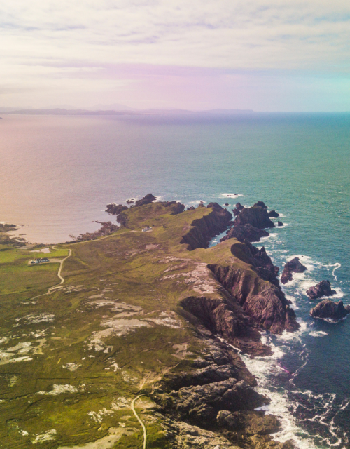 Scenic view of Donegal coastline supporting business phone systems Donegal