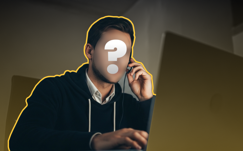 2026 Vishing A man with a blurred face is scamming small businesses