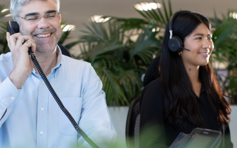 Cloud-based phone system illustrating modern business phone system cost savings