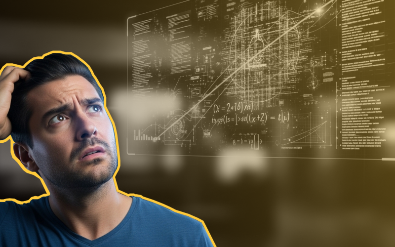 Man Scratches his head looking at complex cyber stuff. IT support for Small Businesses.